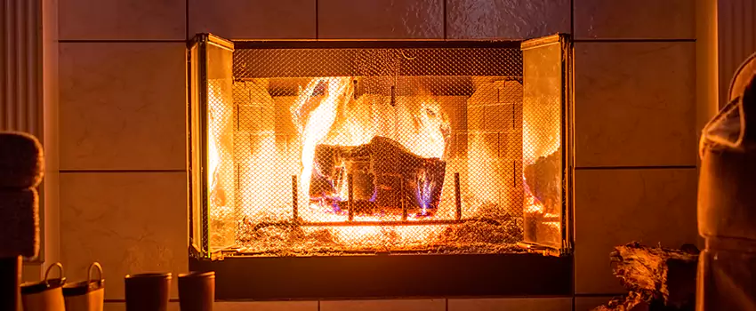 Mendota Hearth Landscape Fireplace Installation in Foley, Alabama