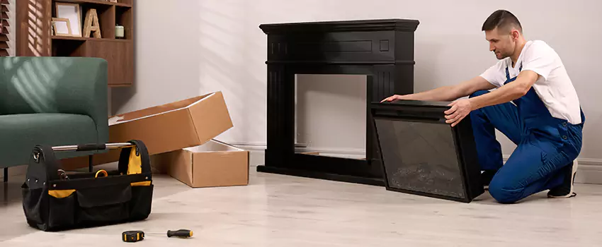 Old Rusted Metal Fireplace Repair And Replacement in Foley, AL